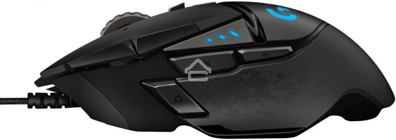 Мышь проводная Logitech G502 HERO черный, 25600 dpi, USB, кнопки - 11