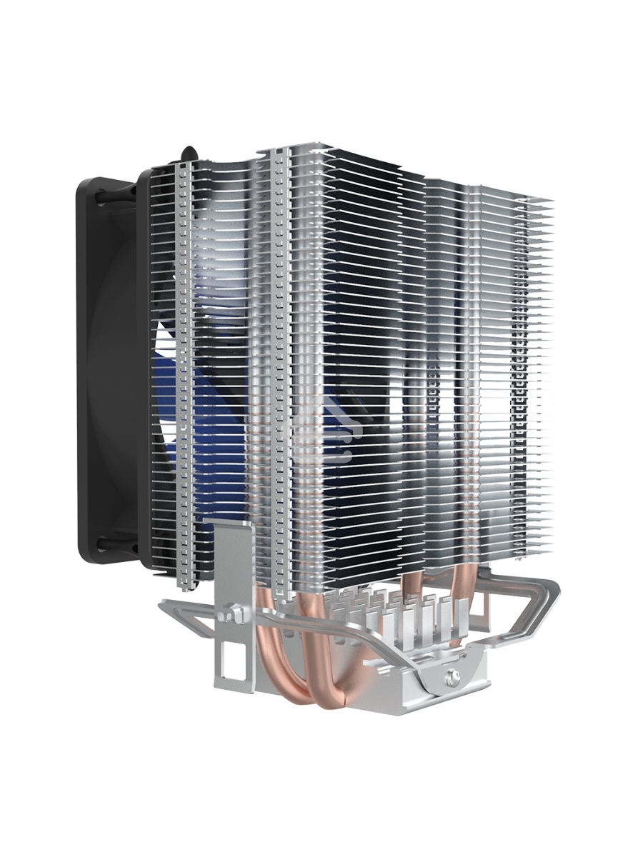 Кулер PCCooler S93 V2  S775/115X/AM2/AM3/AM4/FM1/FM2 (40 шт/кор, TDP 102W, вент-р 90мм, 2 тепловые трубки 6мм, 2200RPM, 22dBa)