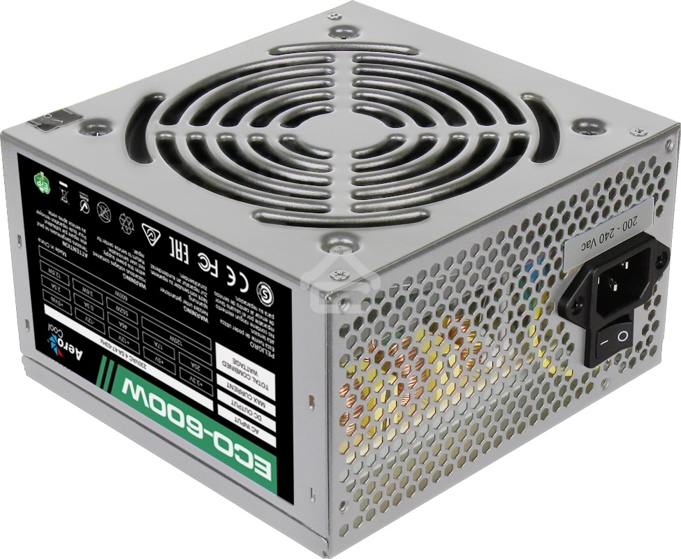 Блок питания Aerocool / Formula 600W Retail ECO-600W, 600Вт, 120мм, серый
