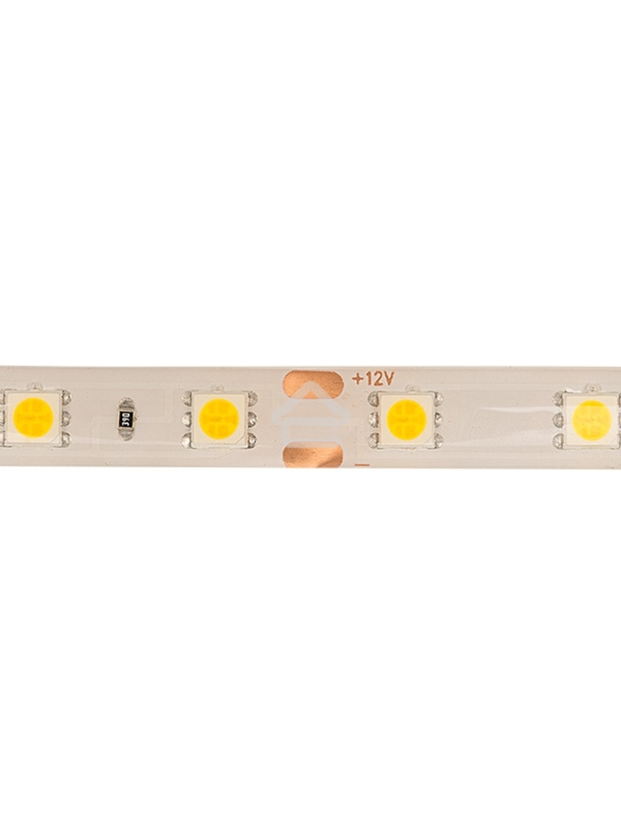 Лента LED силикон, 10 мм, IP65, SMD 5050, 60 LED/m, 12 V, цвет свечения теплый белый