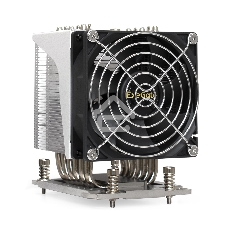 Кулер для процессора ExeGate ESNK-P0064AP4.PWM.4U.SP3.Cu серебристый, 92 мм, алюминий/медь, 3800 об/мин, 44 дБ, 4 pin, 280 Вт, 125.4 мм