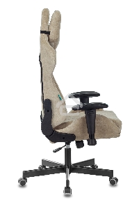 Кресло игровое Бюрократ VIKING KNIGHT LT21 FABRIC песочный крестовина металл/пластик