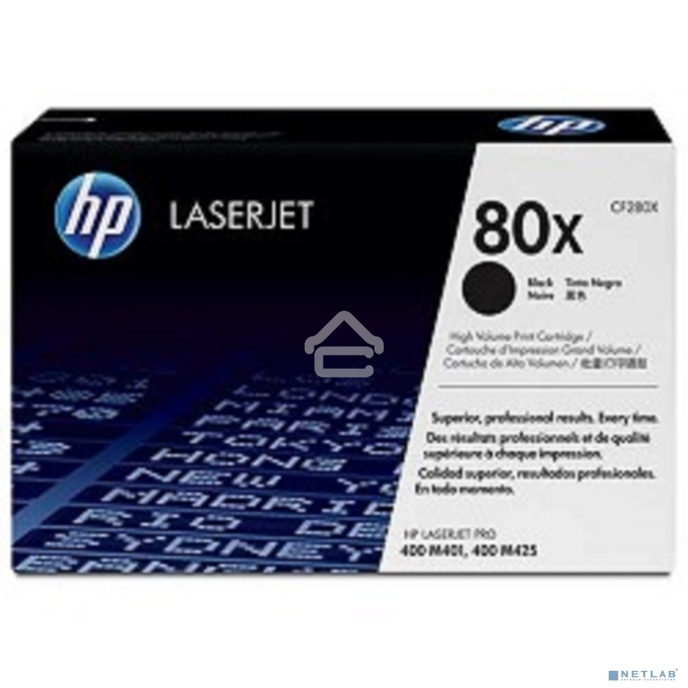 Картридж лазерный HP CF280X черный LaserJet Pro 400 M401/M425 (6900стр.)