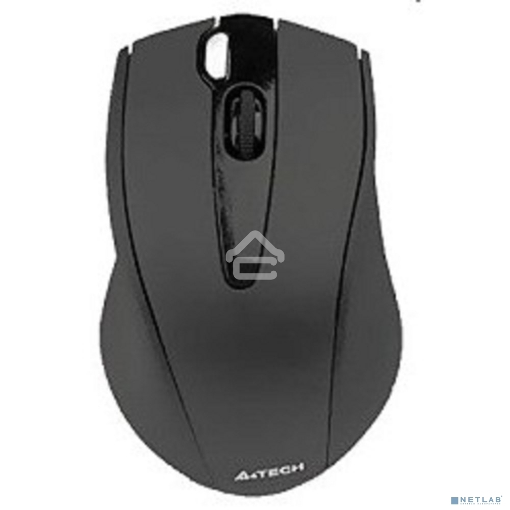 Мышь беспроводная A4Tech G9-500F черный, 1200 dpi, радиоканал, USB, кнопки - 4