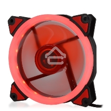 Вентилятор для корпуса Crown CMCF-12025S-1230 черный/красный, 120 мм, 1650 об/мин, 23 дБ, 3 pin