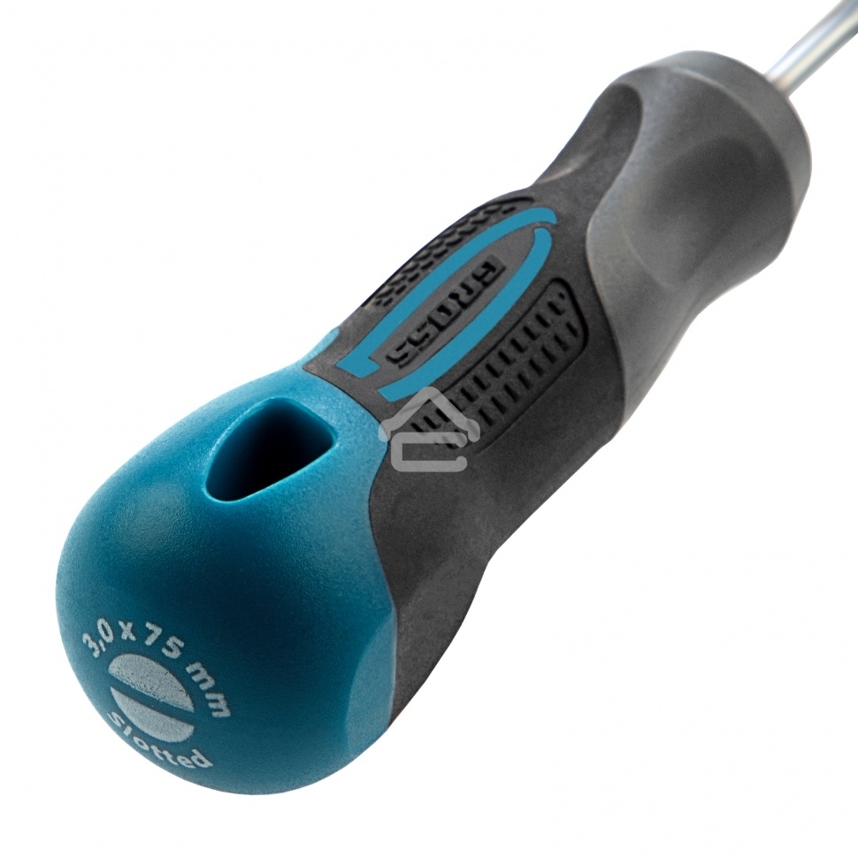 Отвертка Gross 12101 SL3,0 x 75 мм S2, трехкомпонентная рукоятка