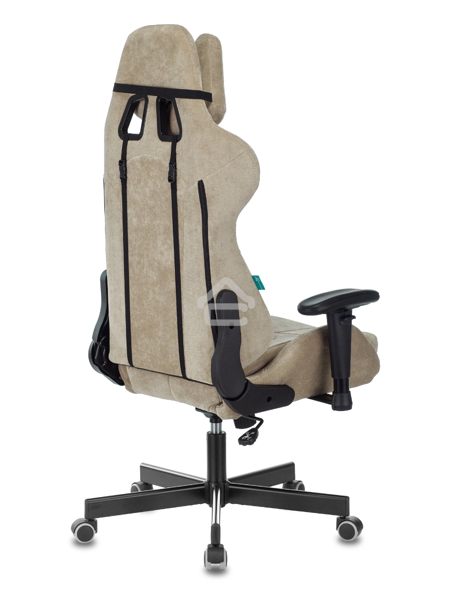 Кресло игровое Бюрократ VIKING KNIGHT LT21 FABRIC песочный крестовина металл/пластик