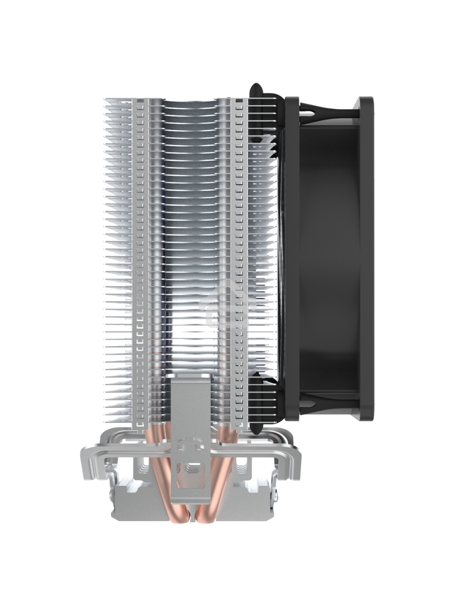 Кулер PCCooler S93 V2  S775/115X/AM2/AM3/AM4/FM1/FM2 (40 шт/кор, TDP 102W, вент-р 90мм, 2 тепловые трубки 6мм, 2200RPM, 22dBa)