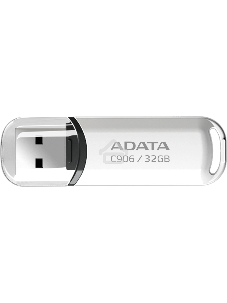 Флеш диск ADATA Flash Drive 32Gb C906 AC906-32G-RWH {USB2.0, White}