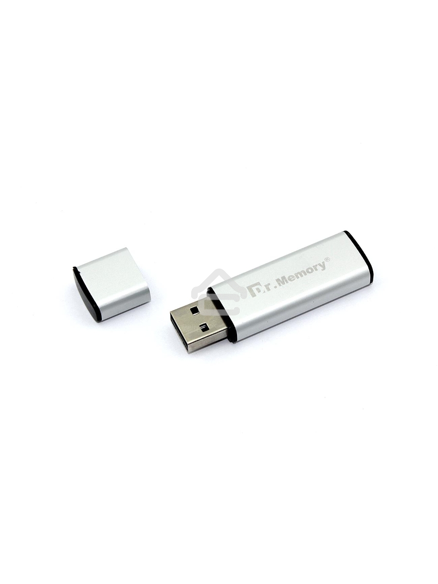 Флеш диск USB Dr. Memory 009 8Гб, USB 2.0, серебристый