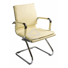 Кресло компьютерное Бюрократ CH-993-Low-V/Ivory слоновая кость, низкая спинка, искусственная кожа