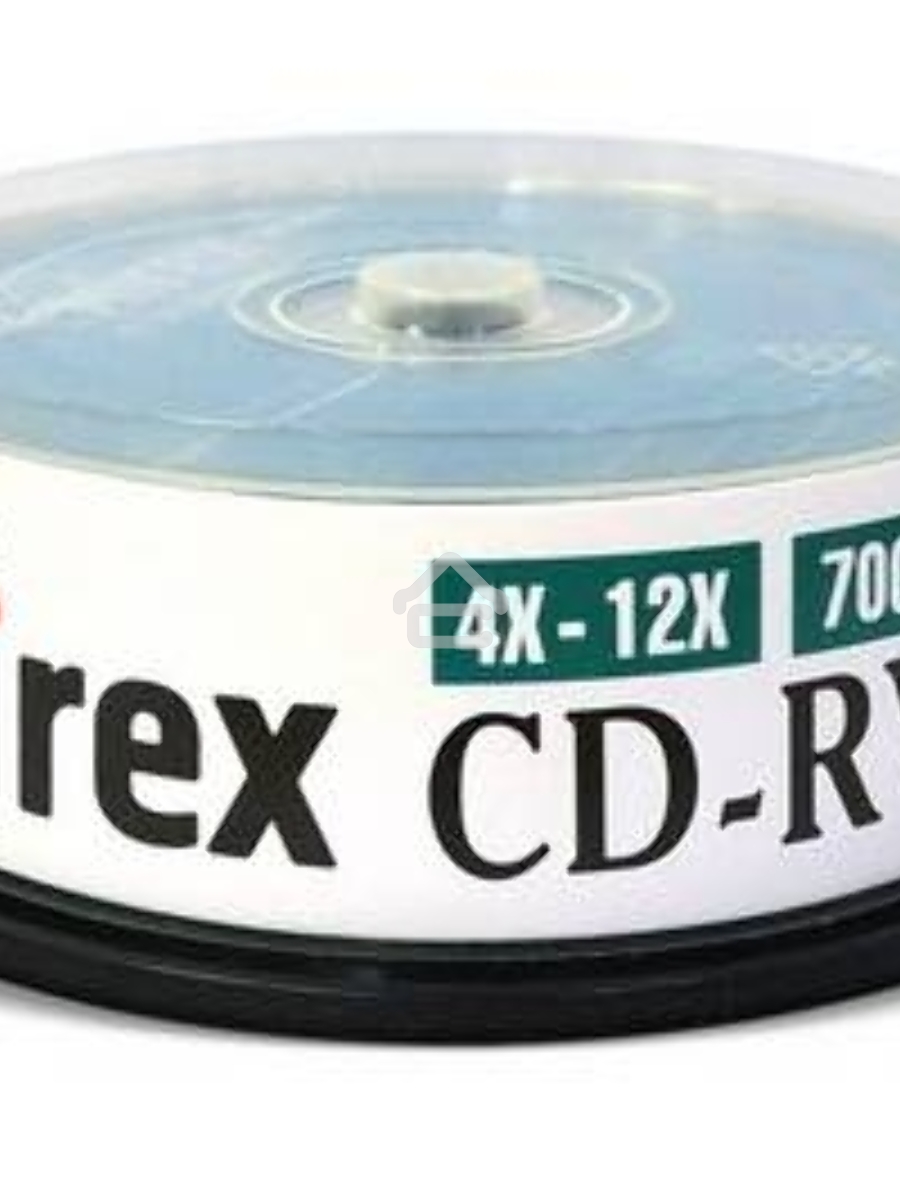 Диск CD-RW Mirex 700 Mb, 12х, Cake Box (25), (25/300)
