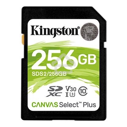 Флеш карта SDXC 256Gb Class10 Kingston <SDS2/256Gb>, Canvas Select 100R CL10 UHS-I