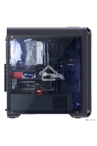 Компьютерный корпус Zalman i3 edge черный без БП ATX 3x120mm 2xUSB2.0 1xUSB3.0 audio bott PSU