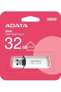 Флеш диск ADATA Flash Drive 32Gb C906 AC906-32G-RWH {USB2.0, White}