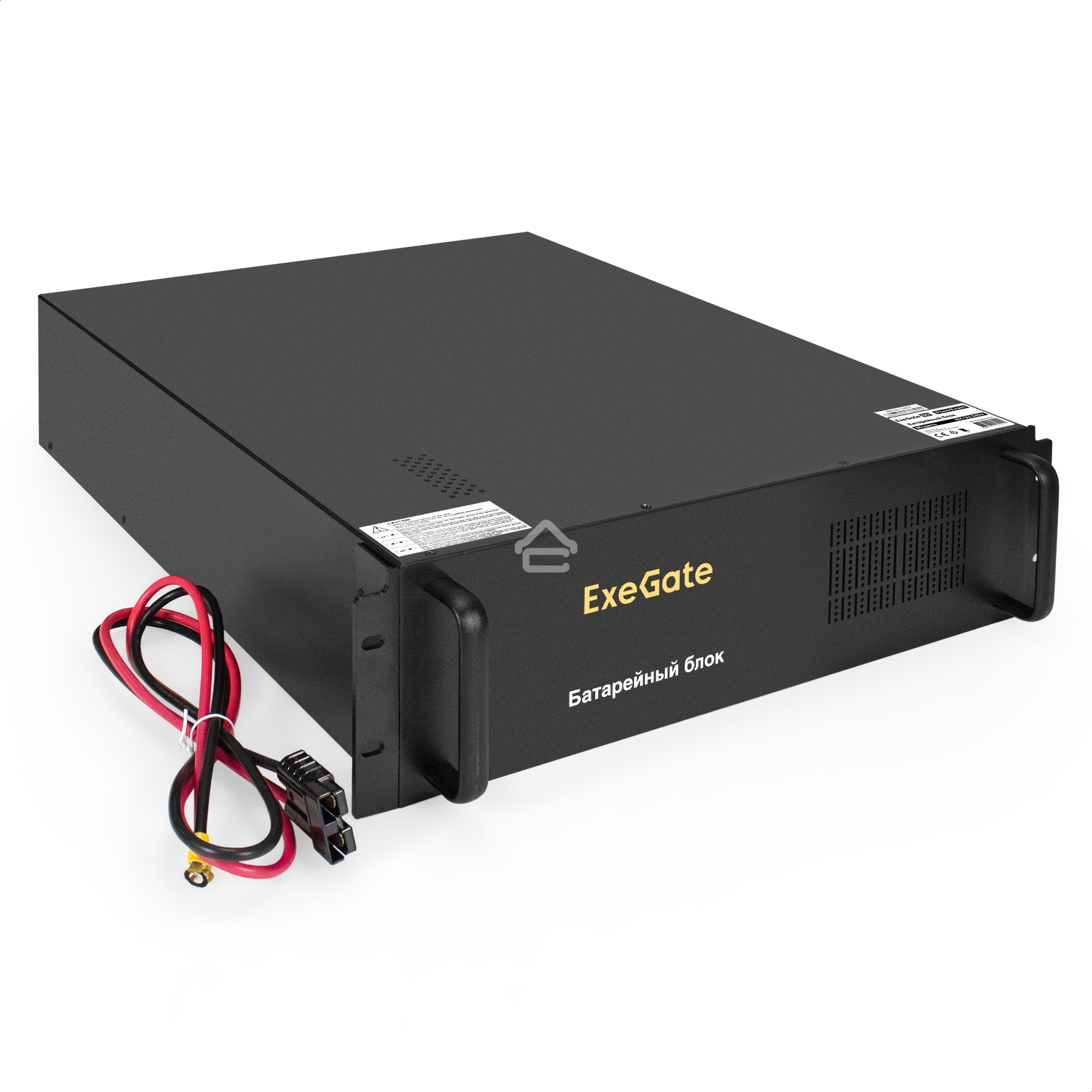 Батарейный блок ExeGate PowerExpert BX-3U.240V.20S7Ah для ULS-575-6kVA/ULS-575-10kVA <встроенные батареи 12V 7.2Ah - 20шт, Rackmount 3U, металлический корпус, Black>