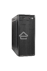 Компьютерный корпус Miditower ExeGate XP-401-400W-12 (ATX, БП XP400 с вент. 12см, 2*USB, аудио, черный)