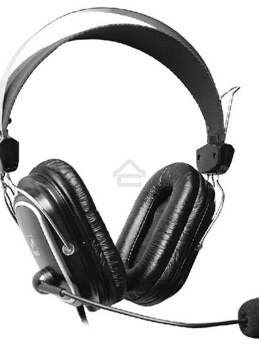 Наушники A4Tech HS-50,Черный, серебристый