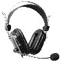 Наушники A4Tech HS-50,Черный, серебристый
