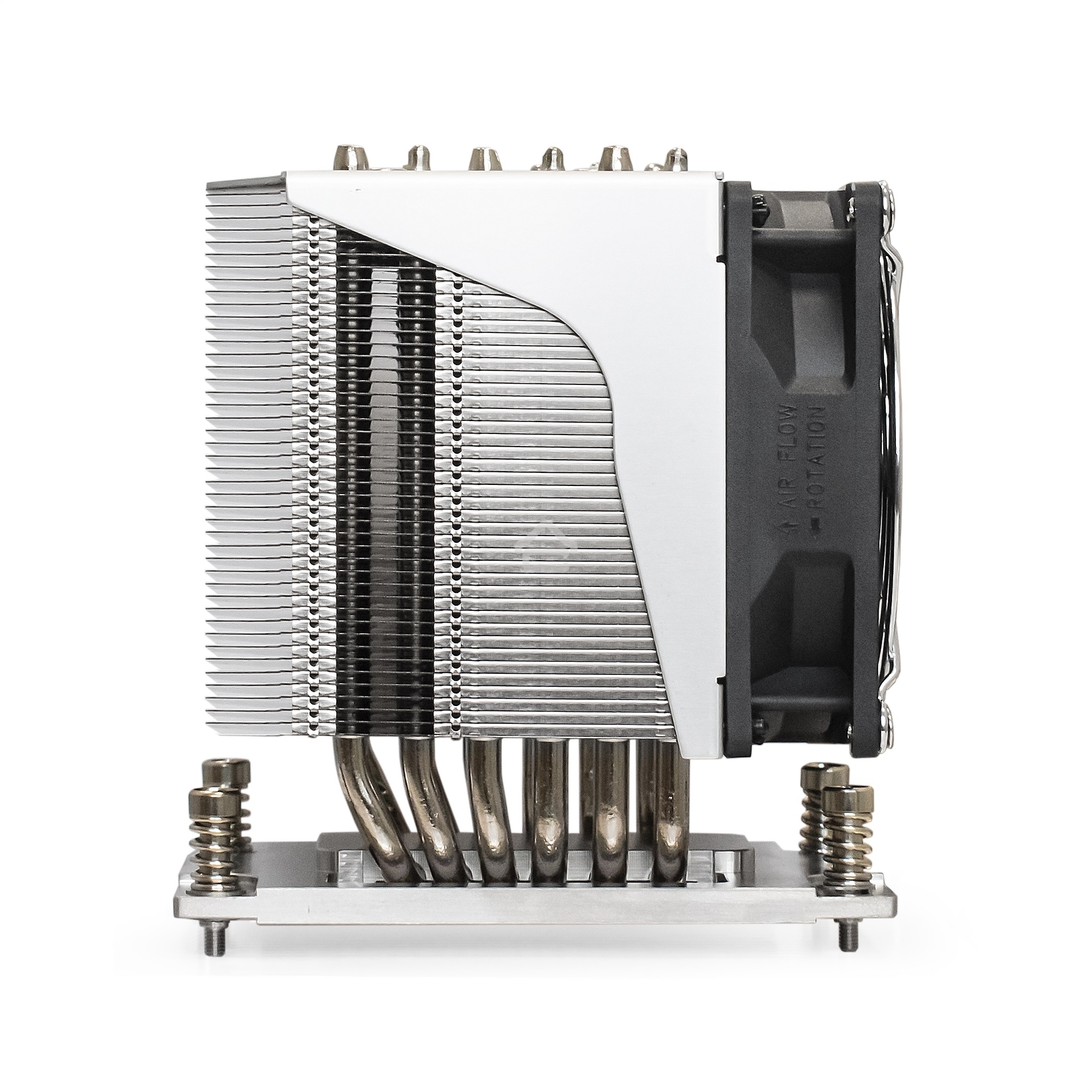 Кулер для процессора ExeGate ESNK-P0064AP4.PWM.4U.SP3.Cu серебристый, 92 мм, алюминий/медь, 3800 об/мин, 44 дБ, 4 pin, 280 Вт, 125.4 мм