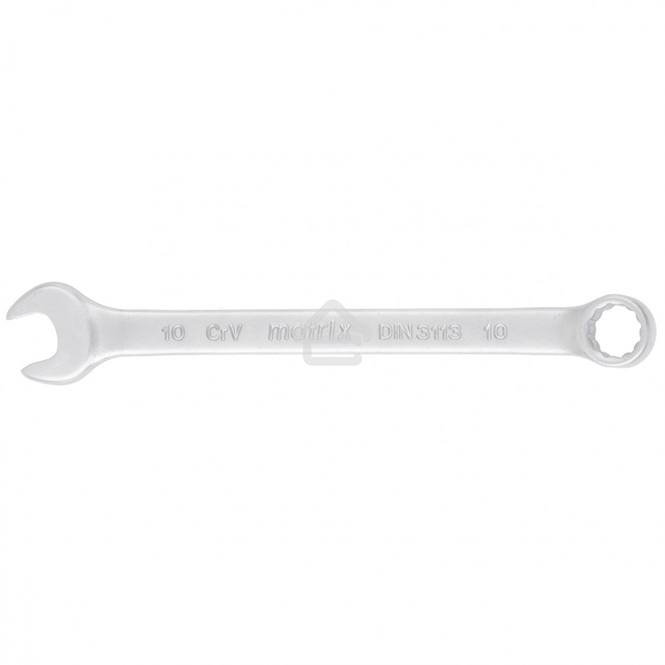 Ключ комбинированный Matrix (10 мм) СrV матовый хром