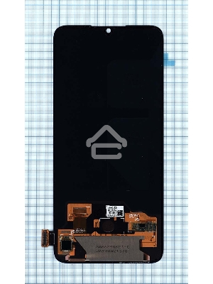 Дисплей для Xiaomi Mi A3 Lite, Mi 9 Lite, CC9 в сборе с тачскрином OLED черный