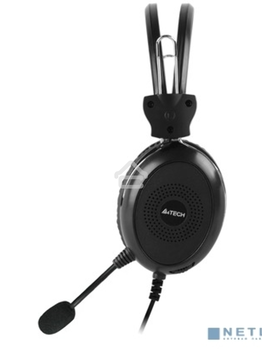 Наушники с микрофоном A4Tech HU-30 черный 2м накладные USB оголовье