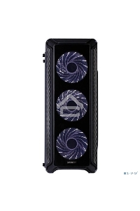 Компьютерный корпус Zalman i3 edge черный без БП ATX 3x120mm 2xUSB2.0 1xUSB3.0 audio bott PSU