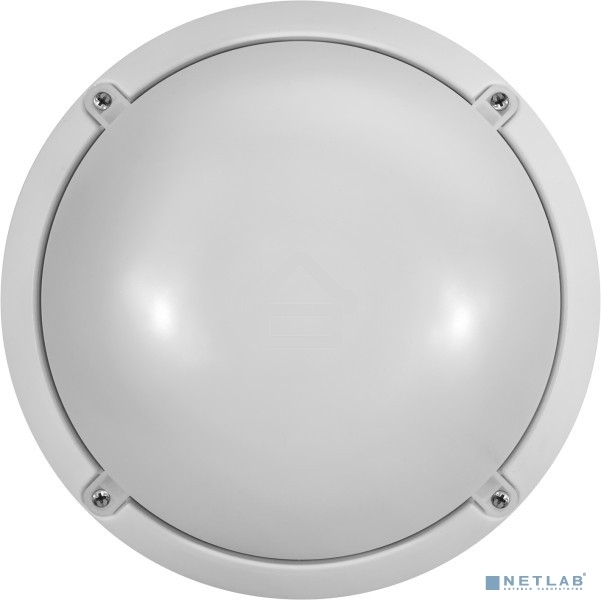 Светильник светодиодный ЖКХ Онлайт 71686 OBL-R1-12-4K-WH-IP65-LED