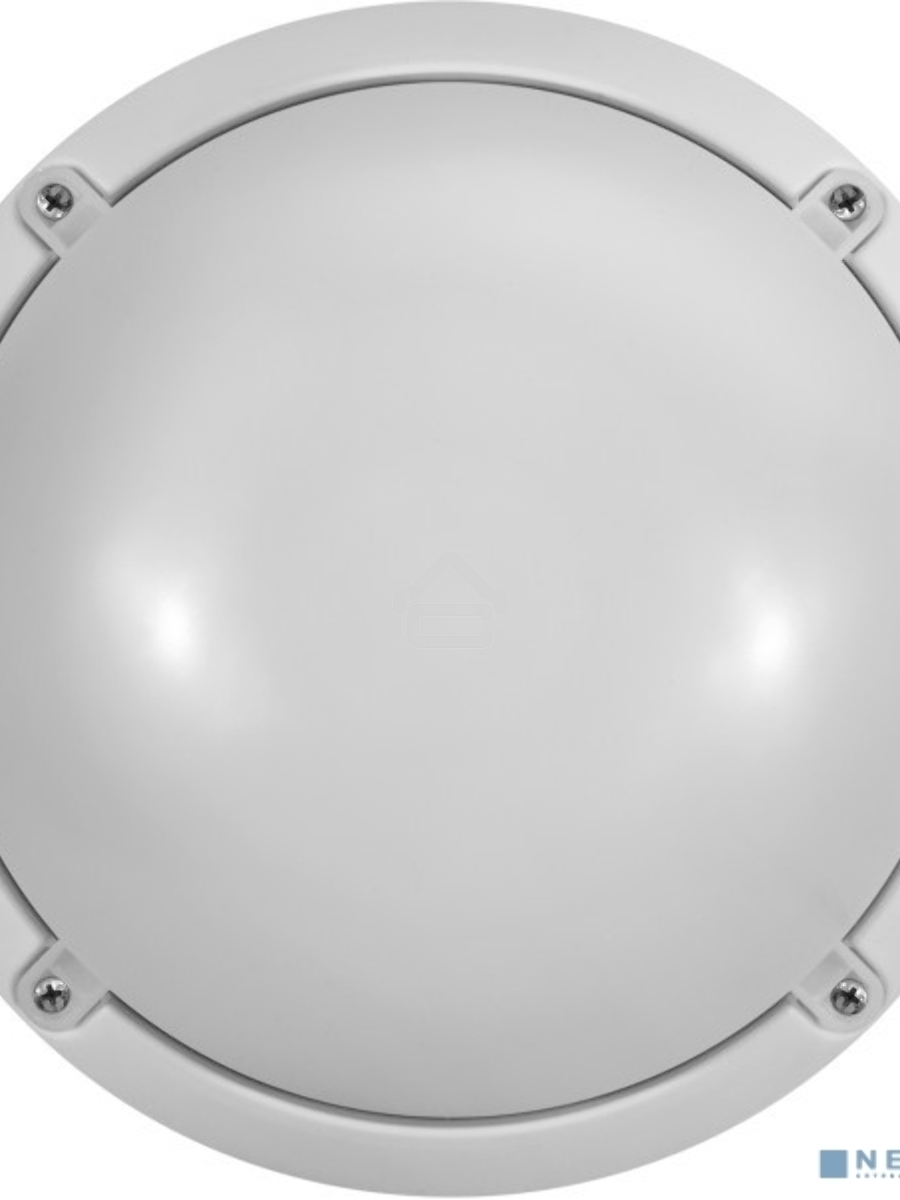Светильник светодиодный ЖКХ Онлайт 71686 OBL-R1-12-4K-WH-IP65-LED