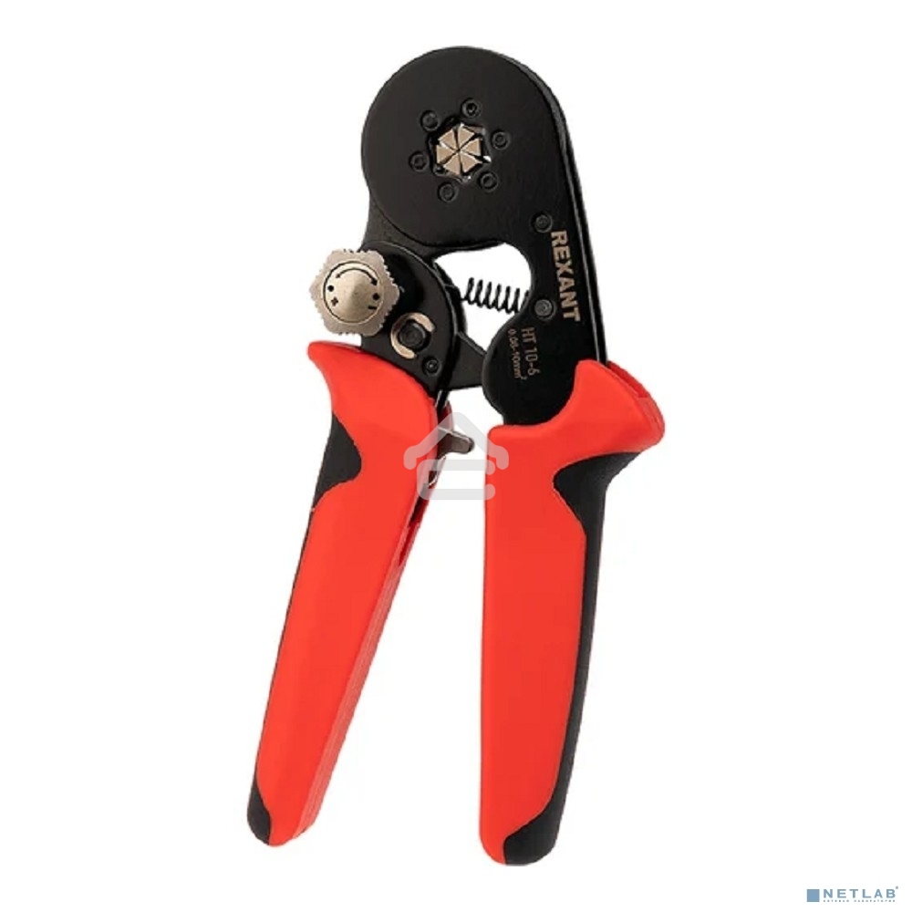 Кримпер Rexant HT 10-6 для обжима штыревых наконечников 0.08-10.0 мм с регулятором прижимного усилия