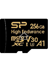 Флеш карта microSD 256GB Silicon Power  microSDHC Class 10 UHS-I A1 V30 U3 (SD адаптер) 100MB/s