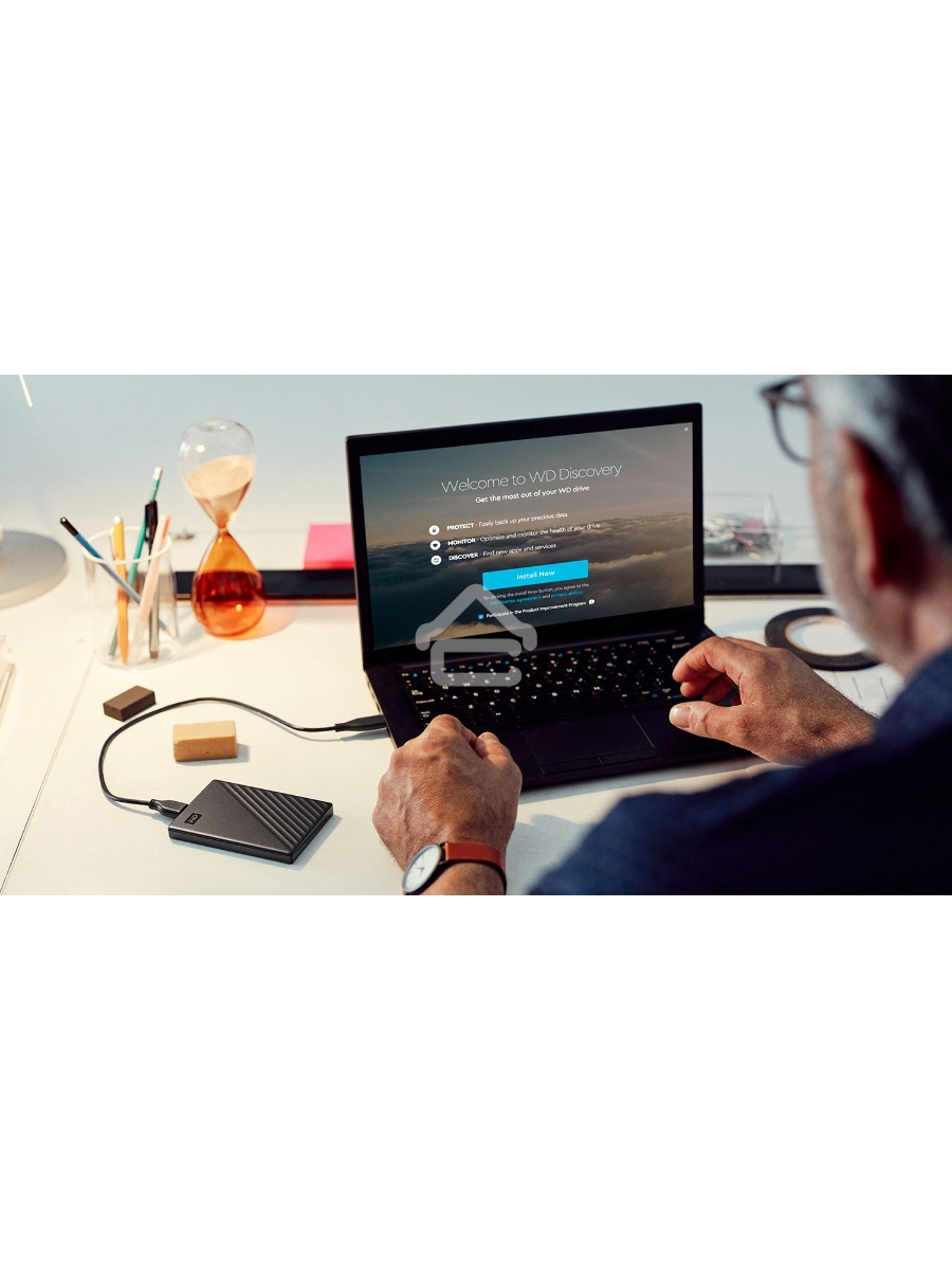 Жесткий диск WD Original USB 3.0 5Tb WDBPKJ0050BBK-WESN My Passport 2.5