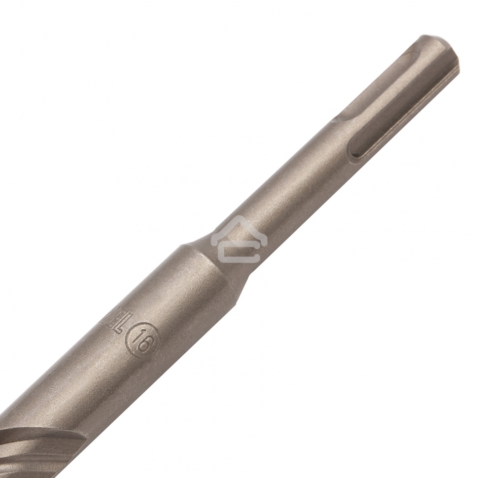 Бур по бетону Denzel двойная спираль, Cobalt W-tip, 16x600 мм, SDS PLUS