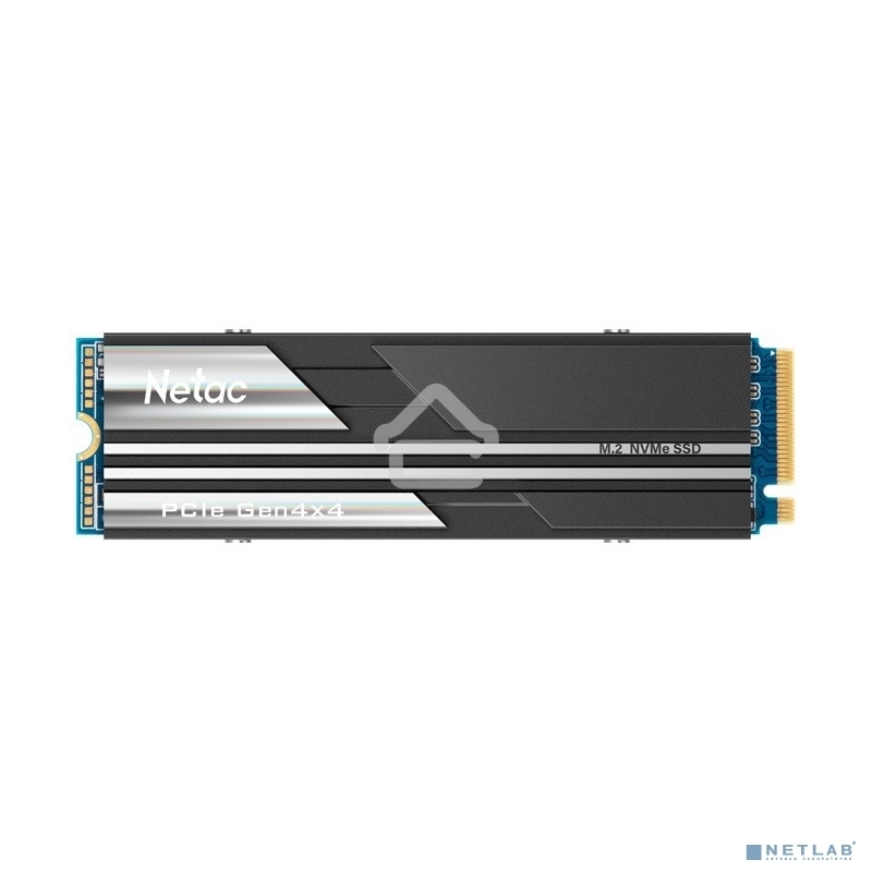 Накопитель SSD Netac NV5000 Pro, 500Gb, M.2 2280, PCIe 4.0 x4, NVMe, R/W 4800/2700, с радиатором
