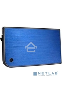Внешний корпус для HDD/SSD AgeStar 3UB2A14 SATA II пластик/алюминий синий 2.5