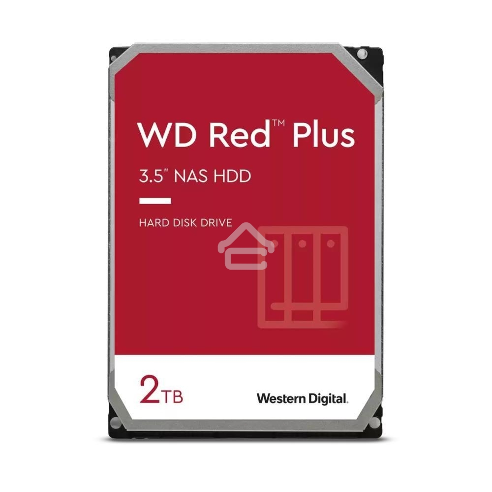 Жесткий диск Western Digital  2TB SATA-III NAS Red Plus (5400rpm) 64Mb 3.5