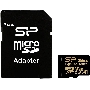 Флеш карта microSD 256GB Silicon Power  microSDHC Class 10 UHS-I A1 V30 U3 (SD адаптер) 100MB/s