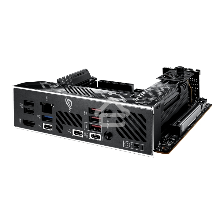 Материнская плата ASUS ROG STRIX Z890-I GAMING WIFI, LGA1851, Intel Z890, 2xDDR5, 2xSATA, 2xM.2, 1xPCI-E 5.0 x16, 1xHDMI, 2xThunderbolt 4, 1x2.5Gb LAN, 9xUSB-A, 1xUSB-C, 5.1, Mini-ITX
