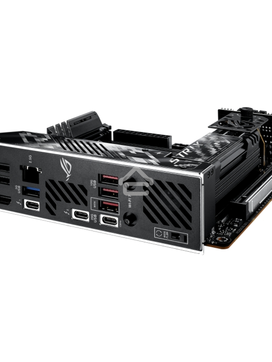 Материнская плата ASUS ROG STRIX Z890-I GAMING WIFI, LGA1851, Intel Z890, 2xDDR5, 2xSATA, 2xM.2, 1xPCI-E 5.0 x16, 1xHDMI, 2xThunderbolt 4, 1x2.5Gb LAN, 9xUSB-A, 1xUSB-C, 5.1, Mini-ITX