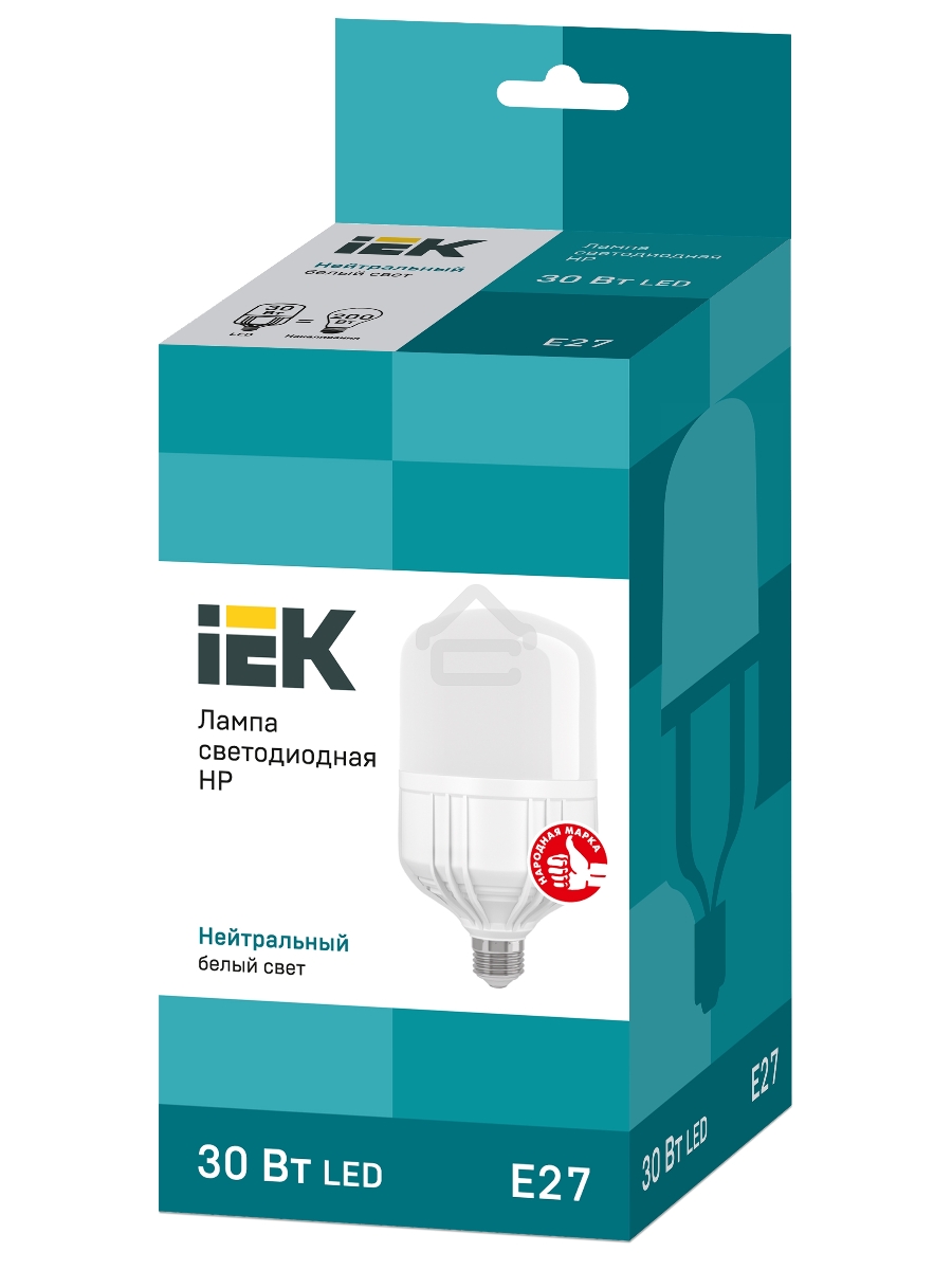 Лампа Iek LLE-HP-30-230-40-E27 светодиодная HP 30Вт 230В 4000К E27 IEK