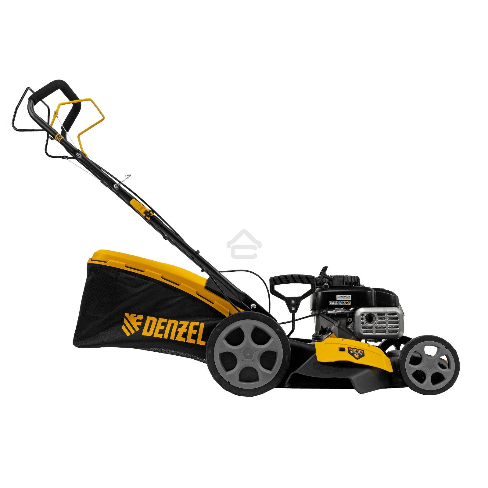 Газонокосилка бензиновая Denzel GLR-460SP-ZS, 149 см3, ширина 46 см, привод, травосборник 65 л