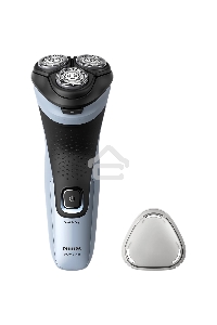 Бритва роторная Philips X3003/00 реж.эл.:3 питан.:аккум. голубой/черный