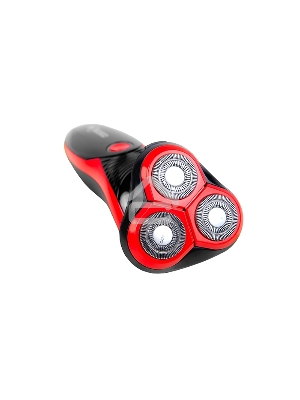 Бритва Centek CT-2168 (красн) ротор 3D, +ВЛАЖНОЕ БРИТЬЁ, 3 плав.головки, 2-ные лезвия, до 50 мин раб