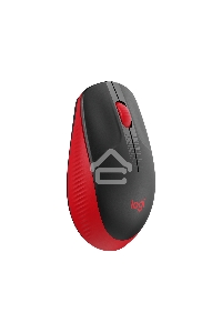 Мышь беспроводная Logitech M190 черный/красный, 1000 dpi, радиоканал, USB, кнопки - 3