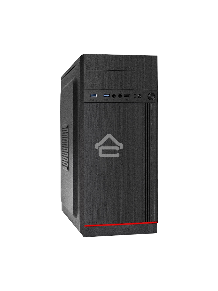 Компьютерный корпус Miditower ExeGate AA-442U2-AA400 (ATX, AA400 8 см, 1*USB+2*USB3.0, аудио, черный)