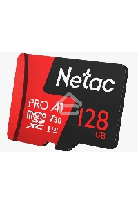 Флеш карта MicroSD card Netac P500 Extreme Pro 128GB, retail version w/o SD adapter