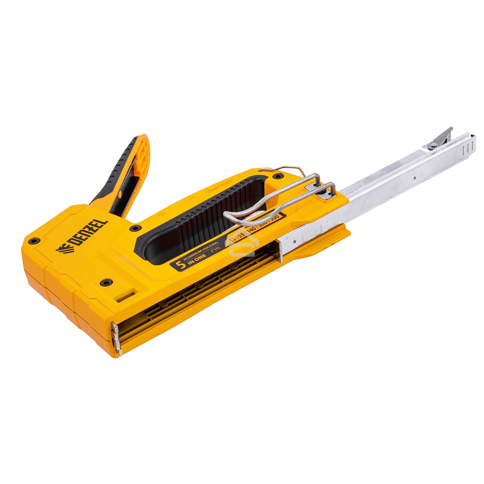 Степлер мебельный Denzel тип 53 и 13, 6-14мм, тип 140, 10-14мм, тип 300, 15мм, тип 500, 15мм