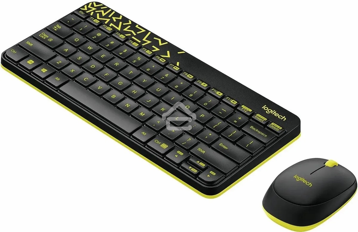 Клавиатура + мышь Logitech Wireless Desktop MK240 Nano Black Retail Combo
