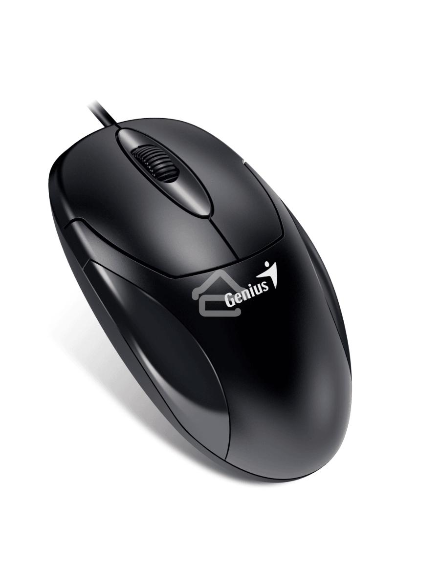 Мышь проводная Genius XScroll V3 черный, 1000 dpi, USB, кнопки - 3